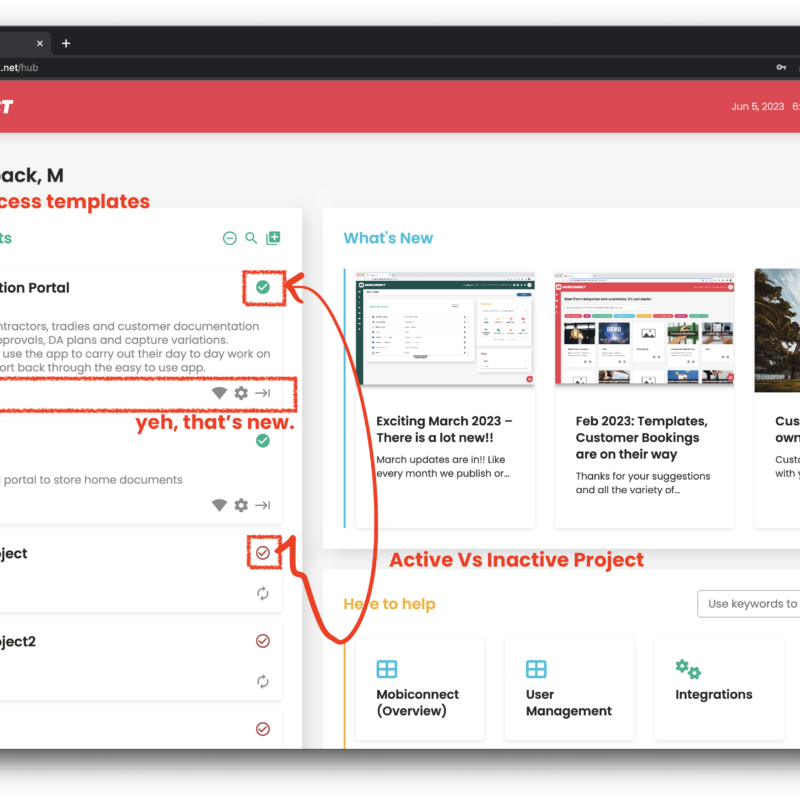 Mobiconnect cms ux love improvements june2023